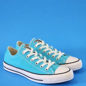 Converse CTAS Low Ox Seasonal Color Fly Blue Canvas Unisex Sneakers A00463F NWT